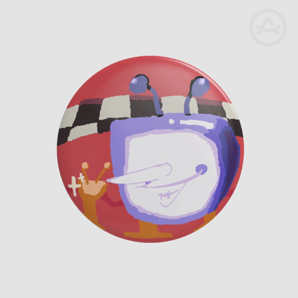 (Ant) Tenna TV World Round Badges