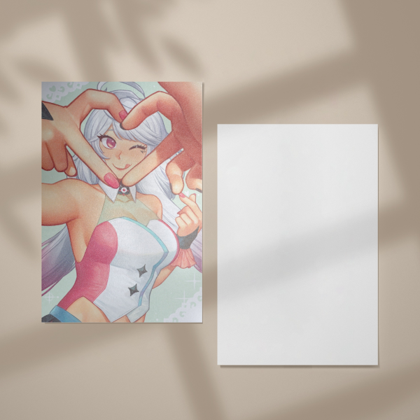 Maika Heart Hand POV Postcard