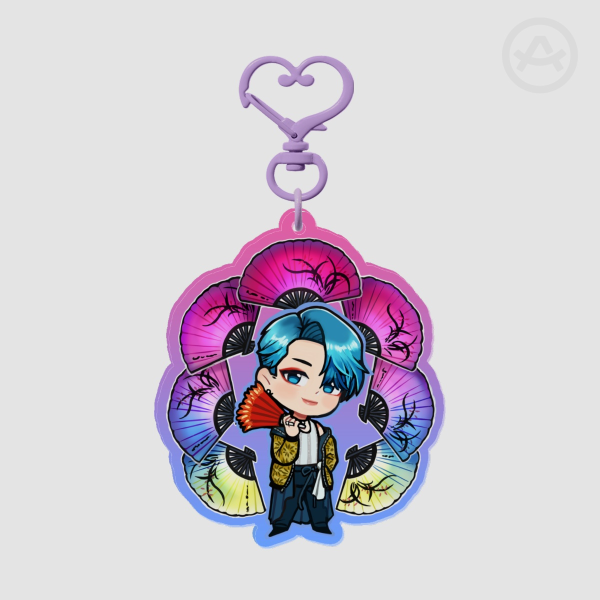 BTS Jimin Colored Edge Acrylic Keychains