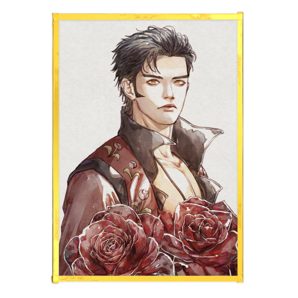 Dracule Mihawk Roses Art Board