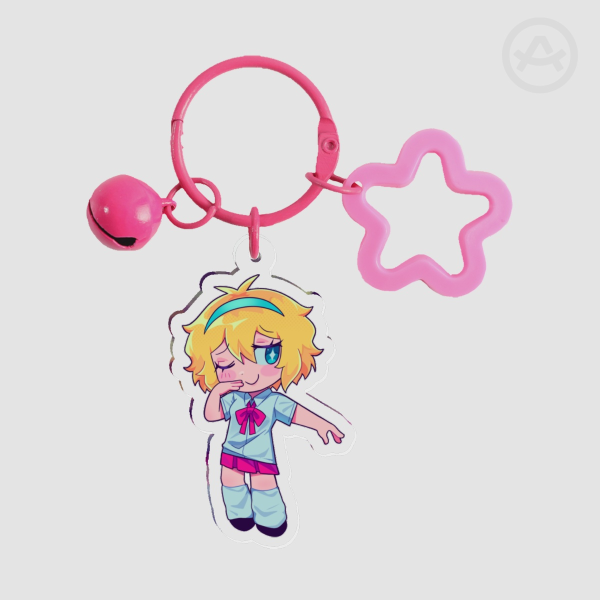 Jirachi School Girl Keychain