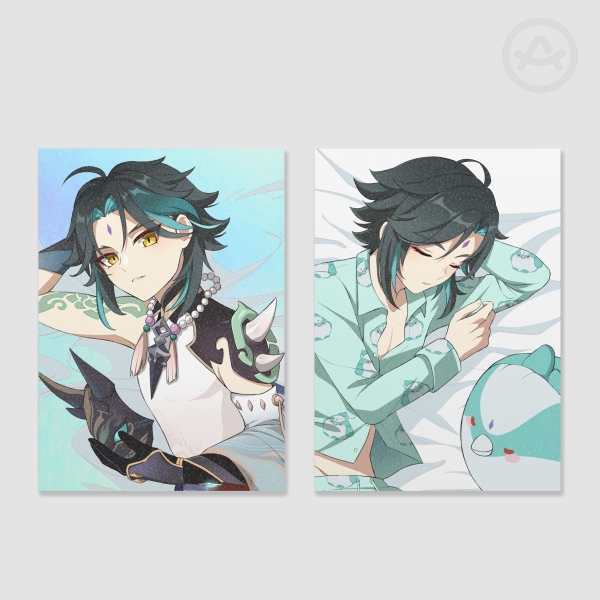 Xiao Holographic Photocard (Genshin Impact)