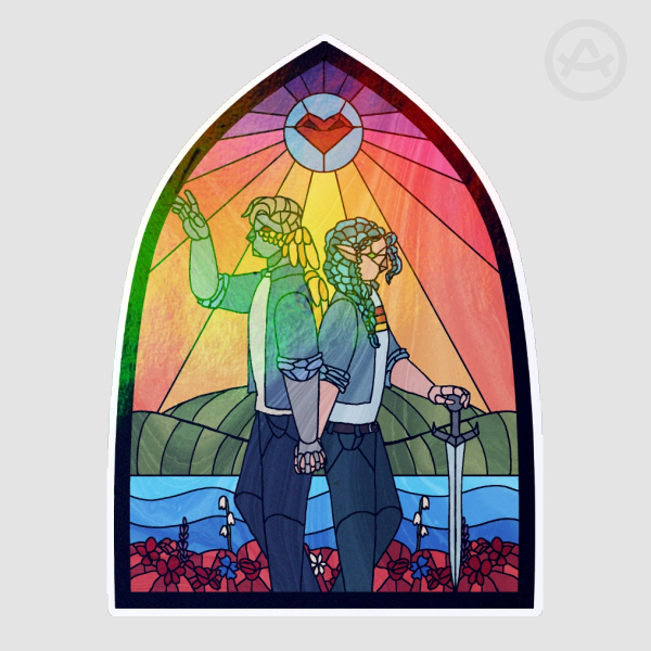 FlowerHusbands Holo Sticker