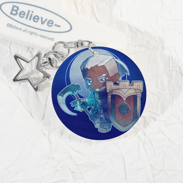 Azure Lions Loyal General Lenticular Charm