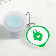 Jak Squishy Pudding Jelly Keychain