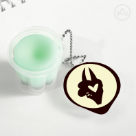 Fritz Squishy Pudding Jelly Keychain