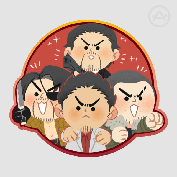 Yakuza sticker(those old peepo)