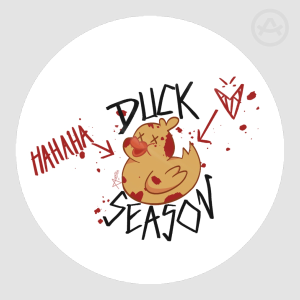 duck season sticker
