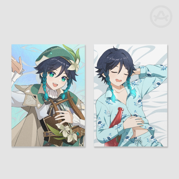 Venti Holographic Photocard (Genshin Impact)