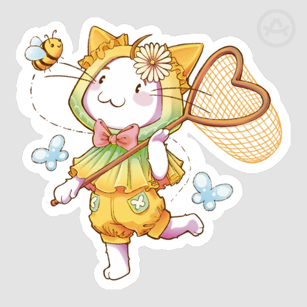 Momo Bug Catcher Sticker