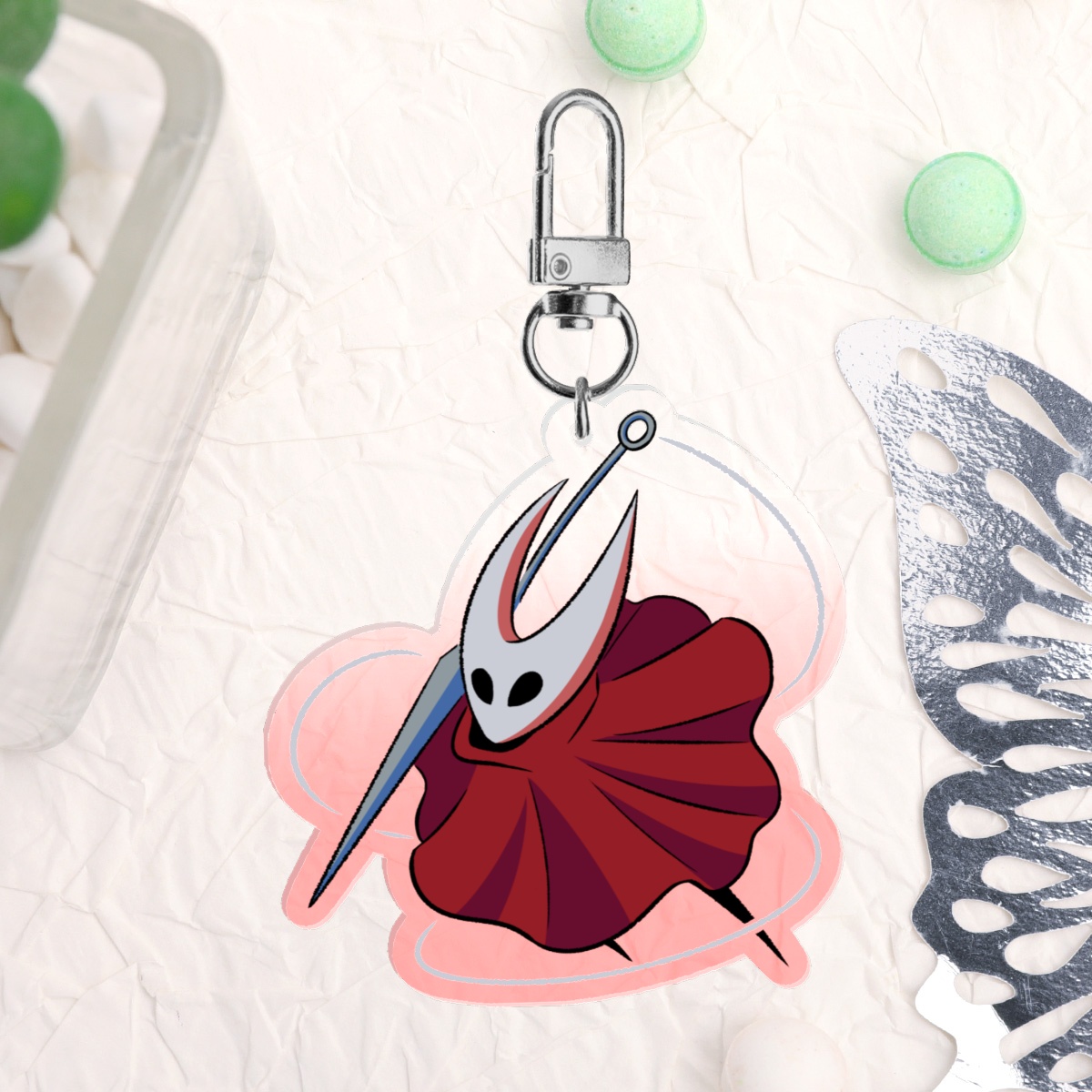 Hornet Keychain (Colored edge)