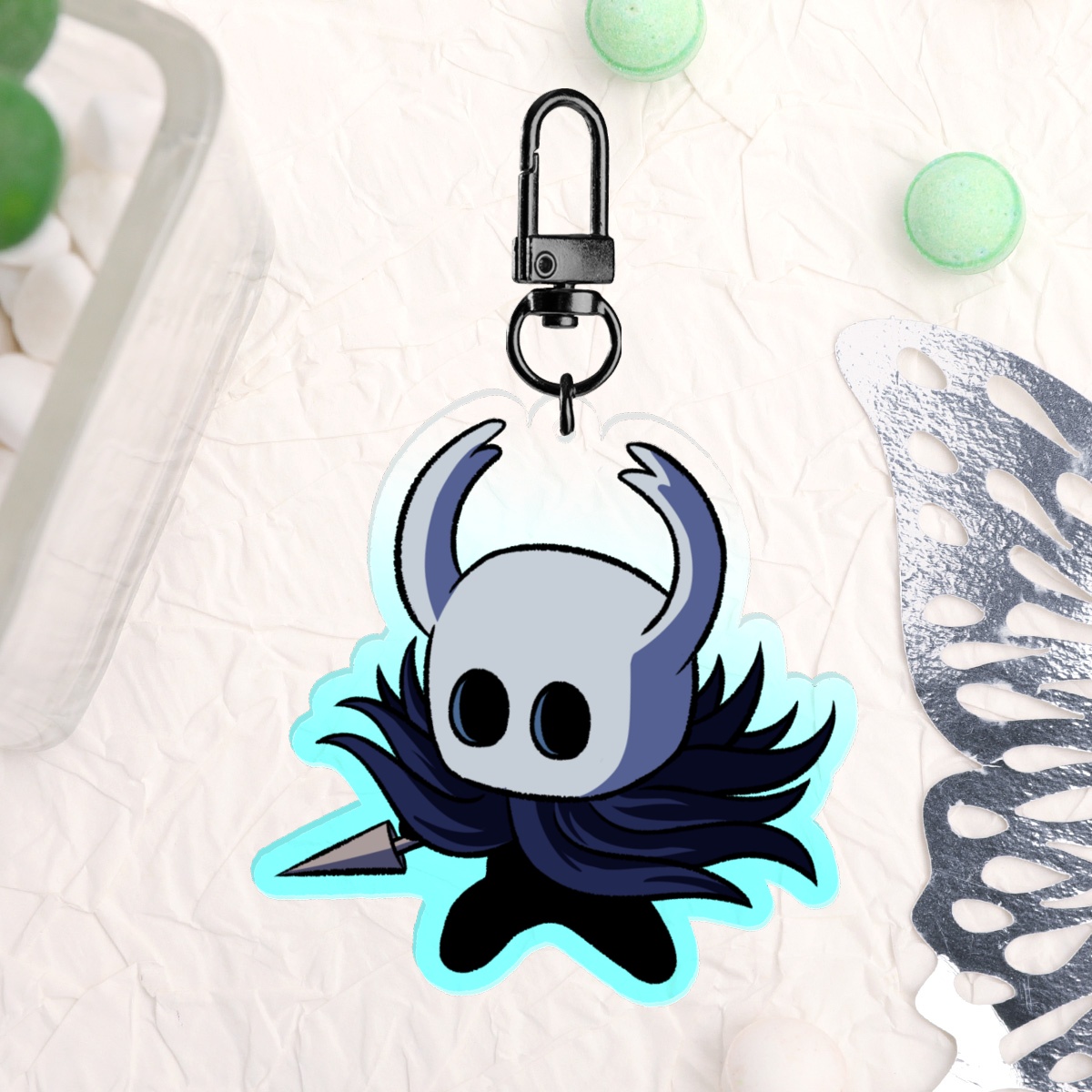 Knight Keychain (Colored edge)