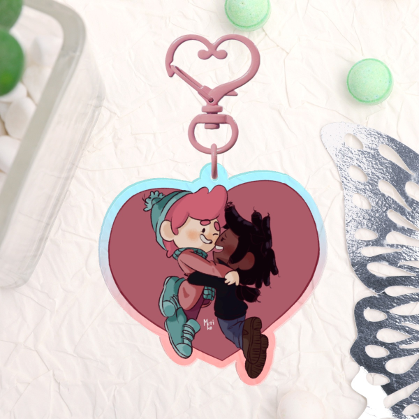 Clear Acrylic Keychain Gumbalee