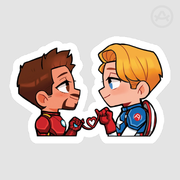 Soul Mates Steve/Tony Sticker