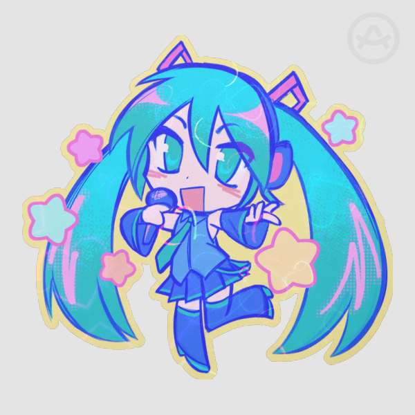 Miku Holo Sticker
