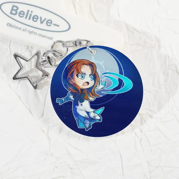 Azure Lions Musical Mage Lenticular Charm