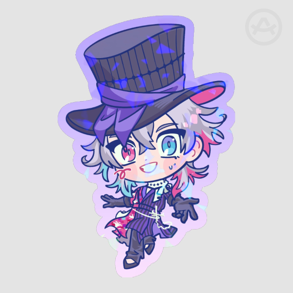 Gavis Bettel - Colored Edge Die Cut Sticker