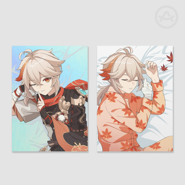 Kazuha Holographic Photocard (Genshin Impact)