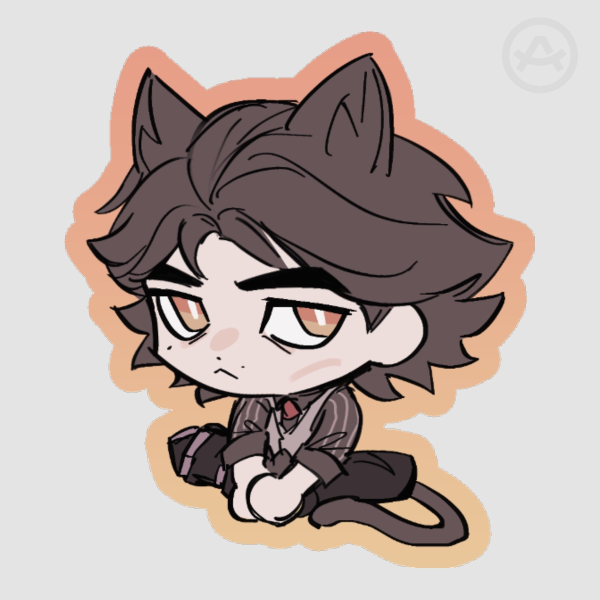 Kitty Viktor Sticker