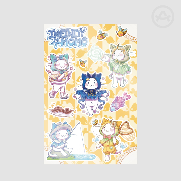 Momo Infinity Nikki Sticker Sheet