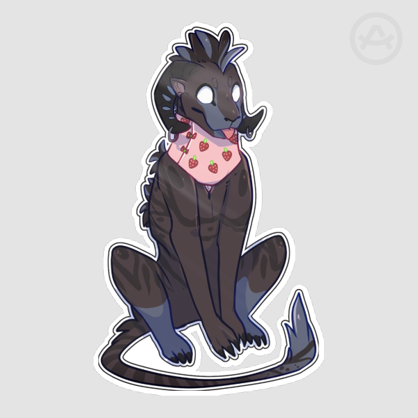 He sit, he ruminate, he hungry