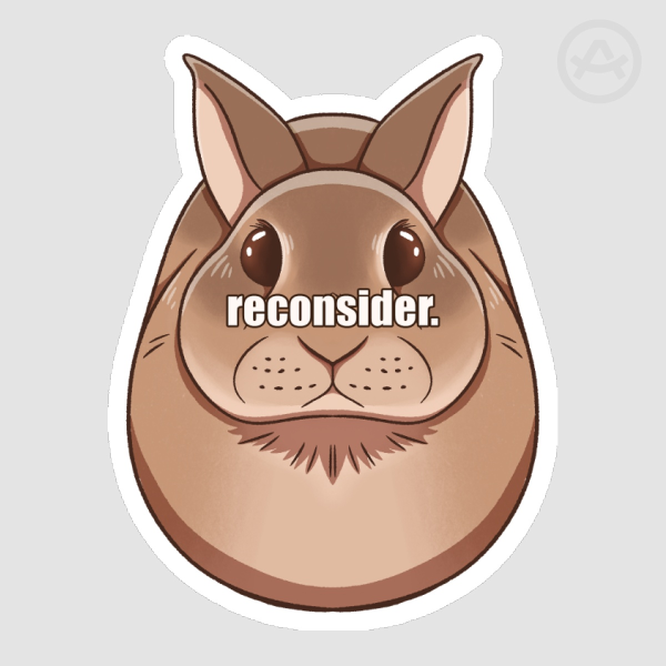 Reconsider Sticker