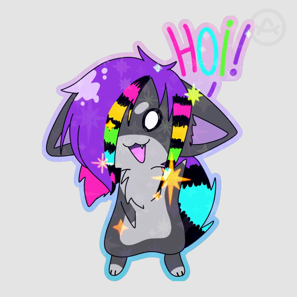 Rawrie The Sparklecat sticker