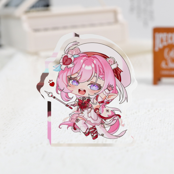 Thick Acrylic Stand No Base - 0.19"(50mm), 0.39"(10mm) - Elysia