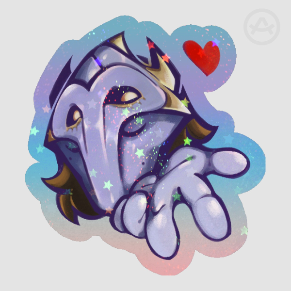 Viktor sticker, sending a heart