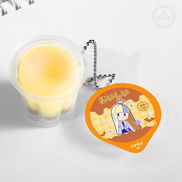 Galaco Pudding Jelly Keychains