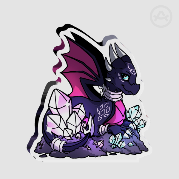 Nostalgic Black Dragon mini standee