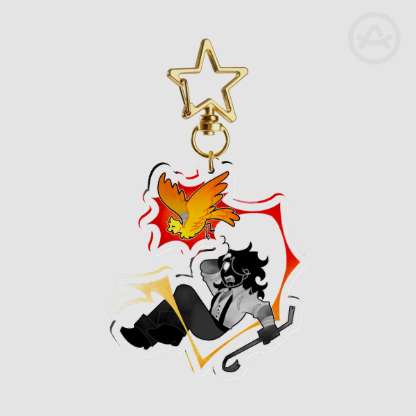 End of The Tunnel Tom and Ember Keychain