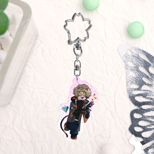 Alban Colored Keychain