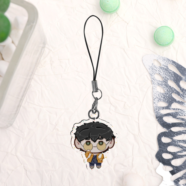 WB Glitter Phone Charm| Jo