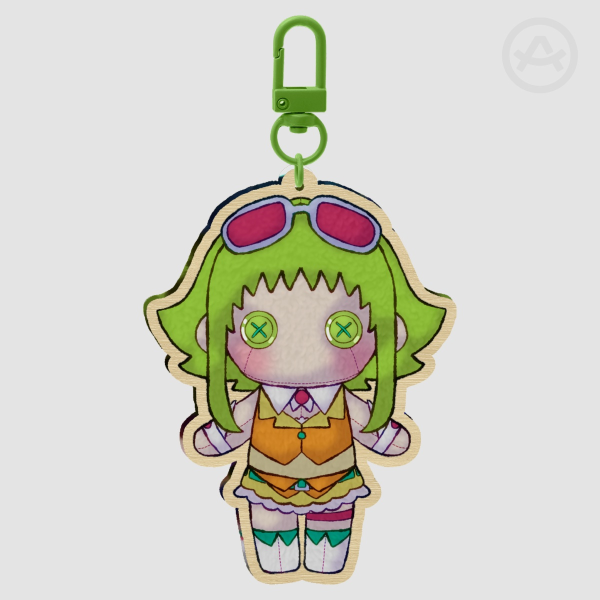 Gumi Plush Wood Keychain