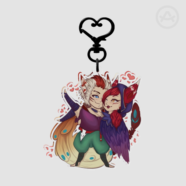 Clear Xayah and Rakan Charm