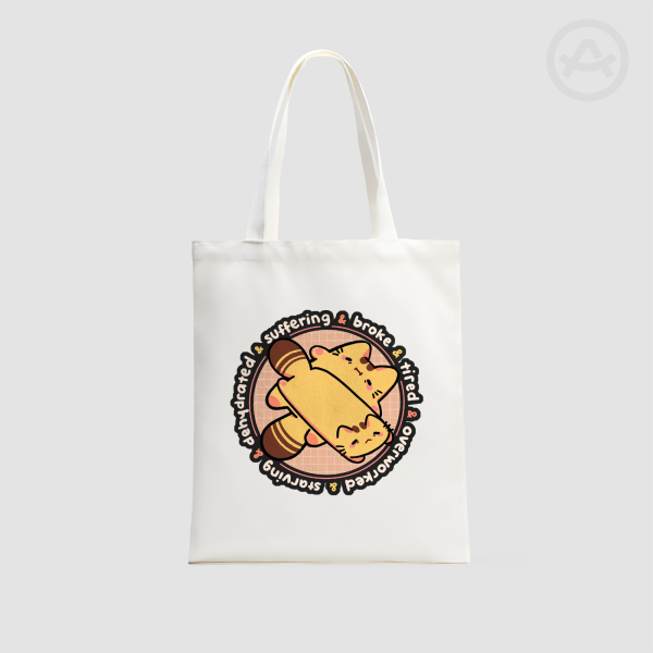 Tired Cheeto & Mesh Tote Bag