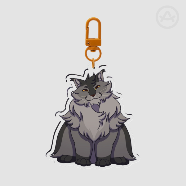 Graystripe Keychain
