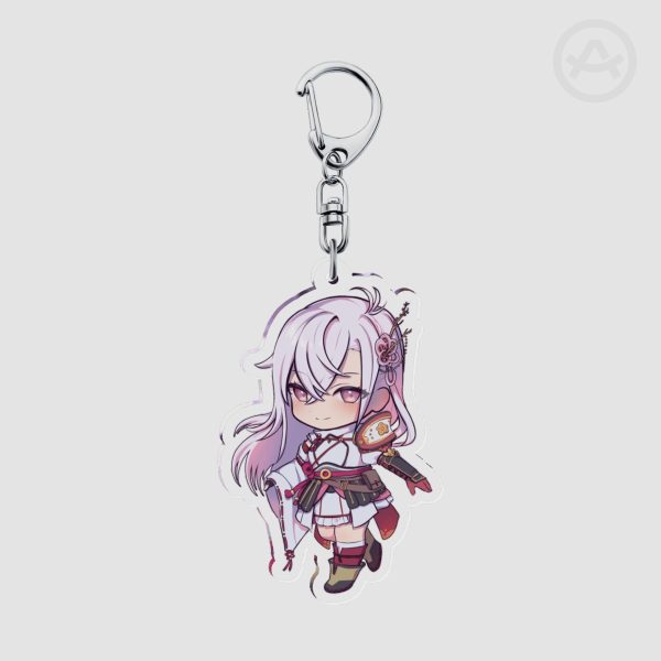 kaguya 2.5 in Clear Acryllic Keychain Charm guardians of rune dragon factory azuma
