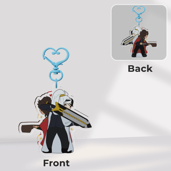 Yan and Denis Keychain