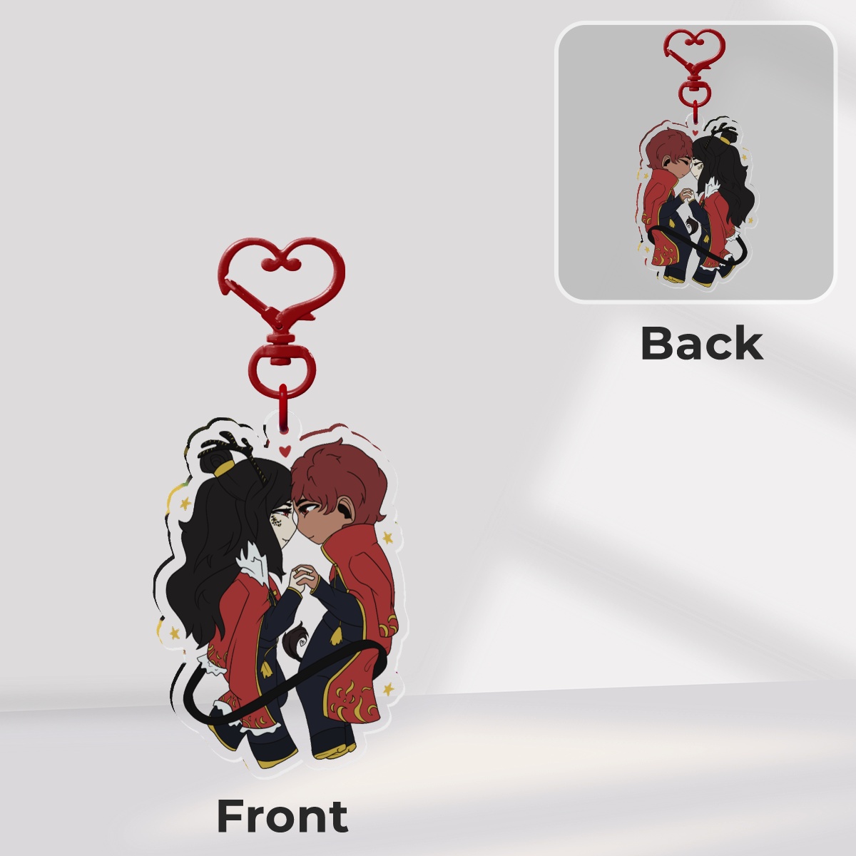 Xiao and Lowell Keychain