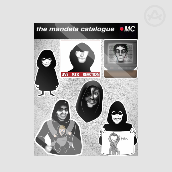 Mandela Catalogue Six "Intruder" Stickers Sheet
