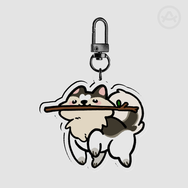 Aki Fetch Keychain