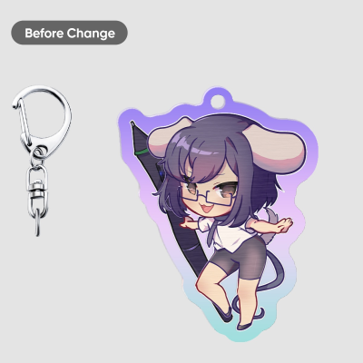 duokhay stylus Lenticular Keychain Charm