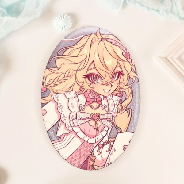 [OC] Cupid An - Oval Holographic Badge