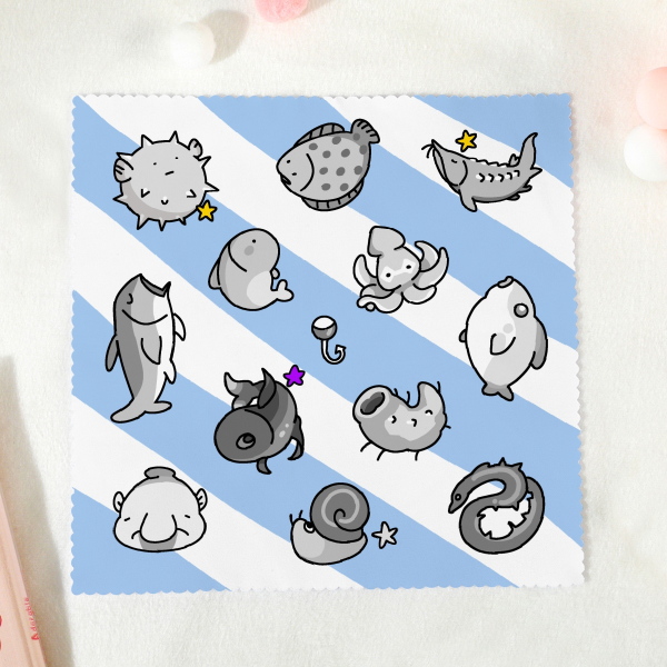 Stardew Valley Fish Glass Cloth