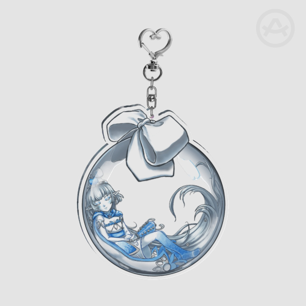 Aggie Clear Acrylic Keychain