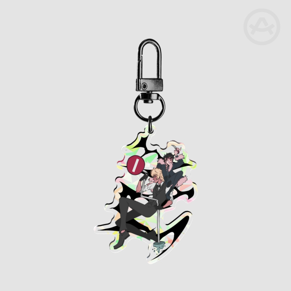 Broken Glass Acrylic Keychains
