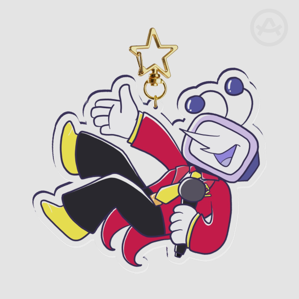 Tenna Deltarune Keychain