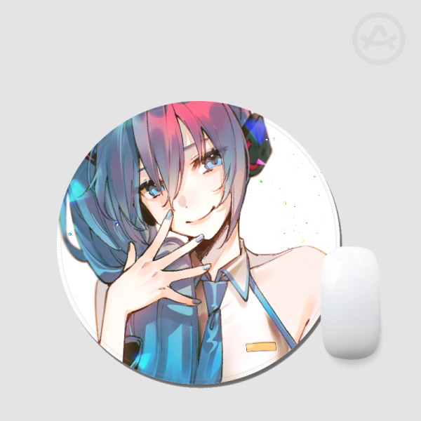 Hatsune Miku Round Mousepad
